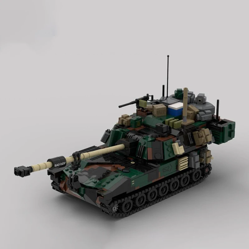 Military Model Moc Building Bricks M109A6 Nato Paladin Tank Technology Modular Blocks Gifts Christmas Toys DIY Sets Assembly