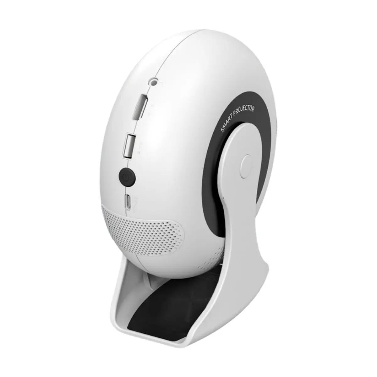 Native Android11 720P Projector 2.4G/5G WIFI BT5.0 Cinema Outdoor Portable 360° Rotable Projector EU Plug