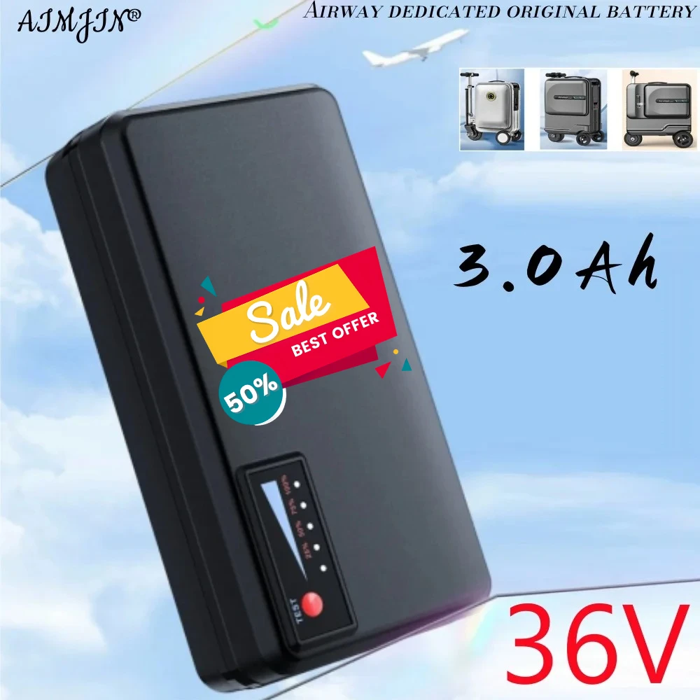 

Багажный аккумулятор AIMJIN 36 В, подходит 3000 мАч для электрического багажа Airwheel SE3S SE3miniT