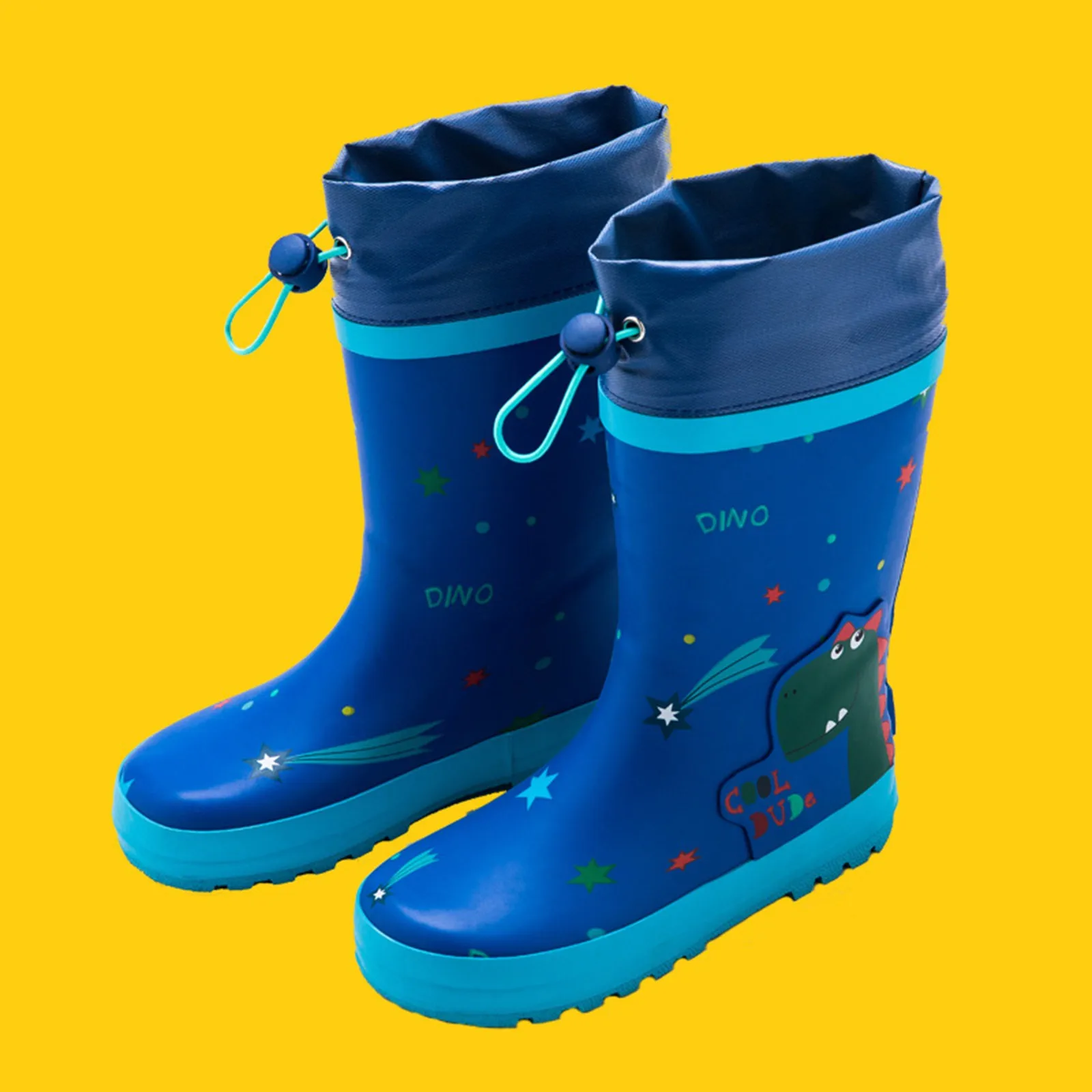 Anti-slip Toddler Rain Boots Baby Rain Boots Short Rain Boots For Toddler Easy On Lightweight Kids Snow Boots for Girls Children