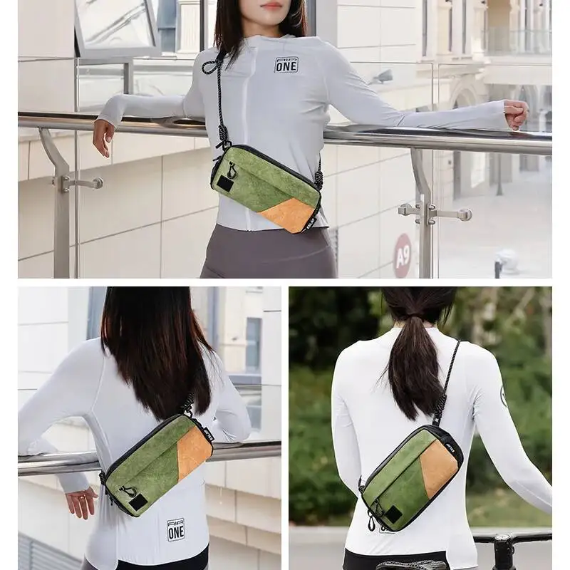 ESLNF Large Capacity Bicycle Front Handlebar Road Easy To Install Storage Bag For Bike Repair