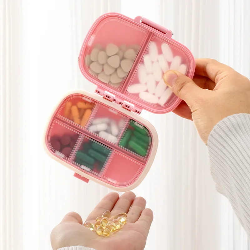 

8 Grids Mini Travel Pill box Portable Pills Organizer Case Weekly Medicine Tablet Storager Container Daily Sort Drug Dispenser