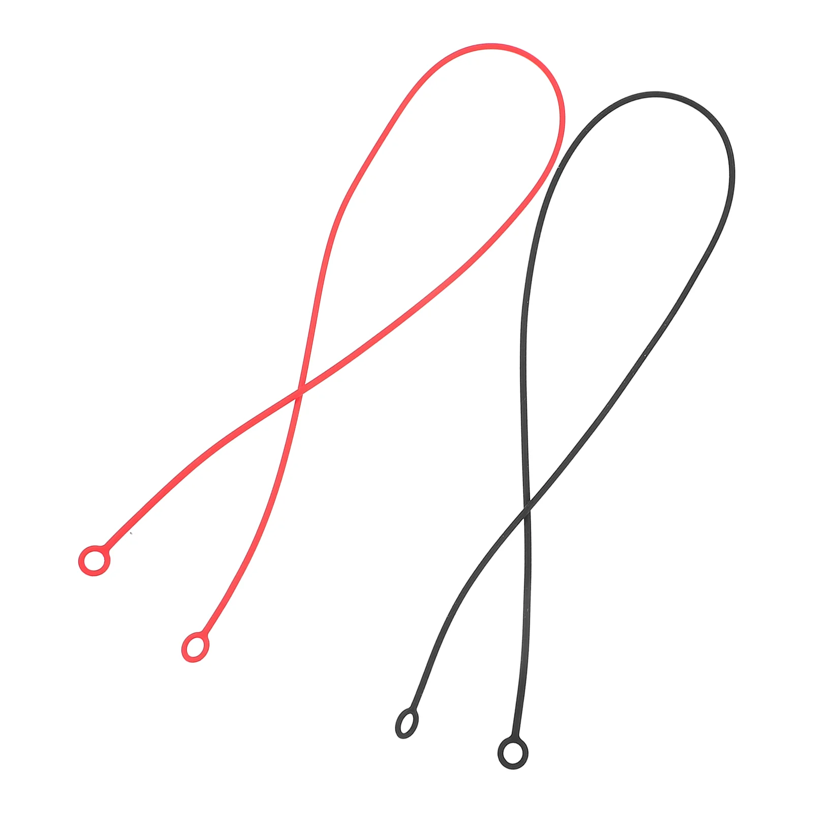 2-teiliges Silikon-Ohrstöpsel-Lanyard, Sicherheitsverbinder, Riemen, Verbindungskabel, Kopfhörer, Anti-Verlust-Halsseil, Ohrhörer-Stecker, Halter zum Aufhängen