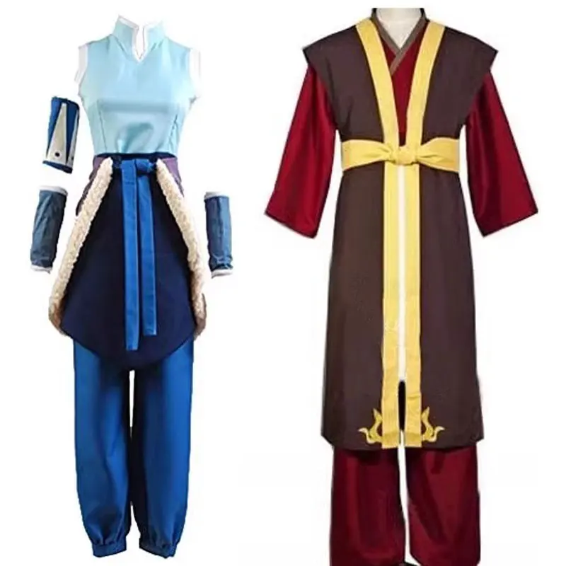 

Anime Korra Cosplay Zuko Costume Halloween Party Sets Women Men Katara Costumes
