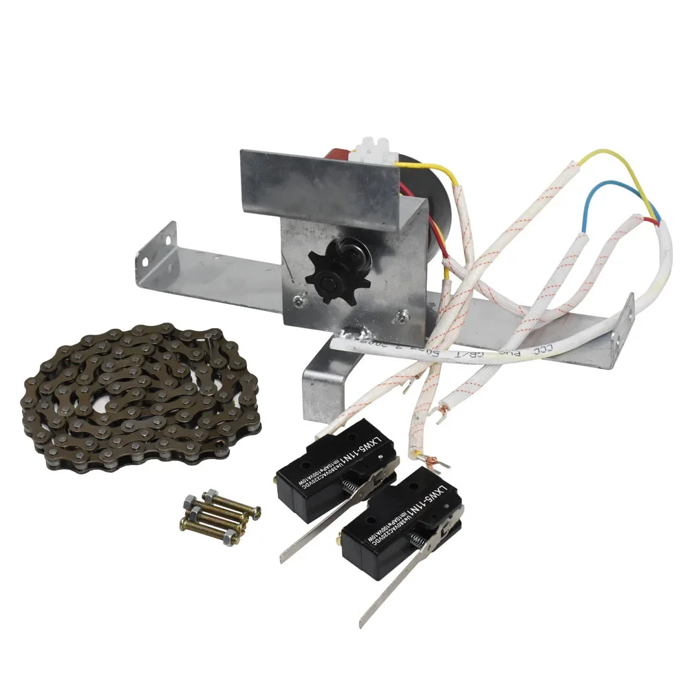 

Poultry hatching system 220V Motor With Gears Automatic Egg Turning System Chain100cm Chick Hatching Incubator Accessories 1set