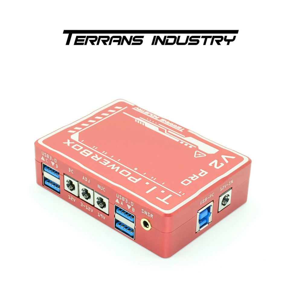 Terrans Industry PowerBoxPro V2 Photography Accessories ASCOM/INDI Power Management Box USB3.0/2.0/DC Hot-Swappable