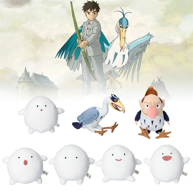 

The Boy and the Heron Plush Toys Anime Warawara Plushie Figure Stuffed Dolls How Do You Live Kids Birthday Valentine's Day Gifts