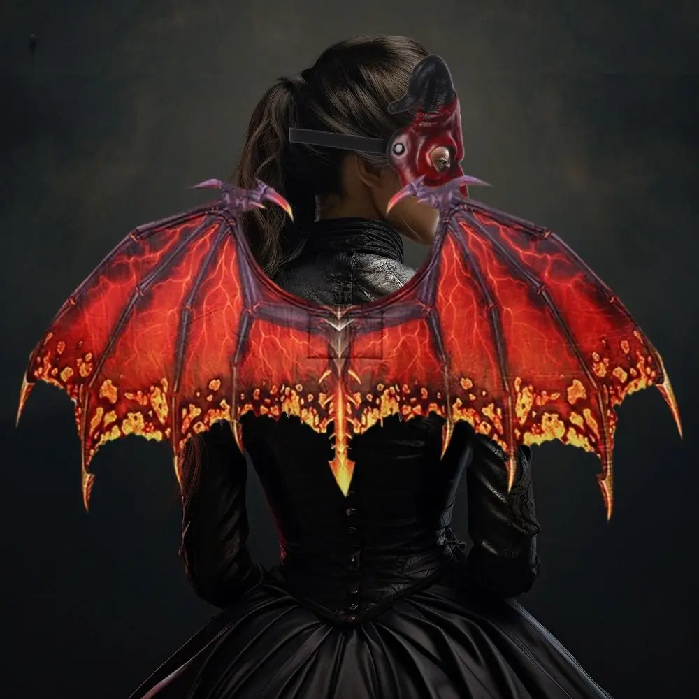 

Складной Хэллоуин Крыло Дракона Нетканый Ткань Универсальный Маскарад Крыло Дракона Резинка Унисекс Косплей Крыло Костюм Взрослый