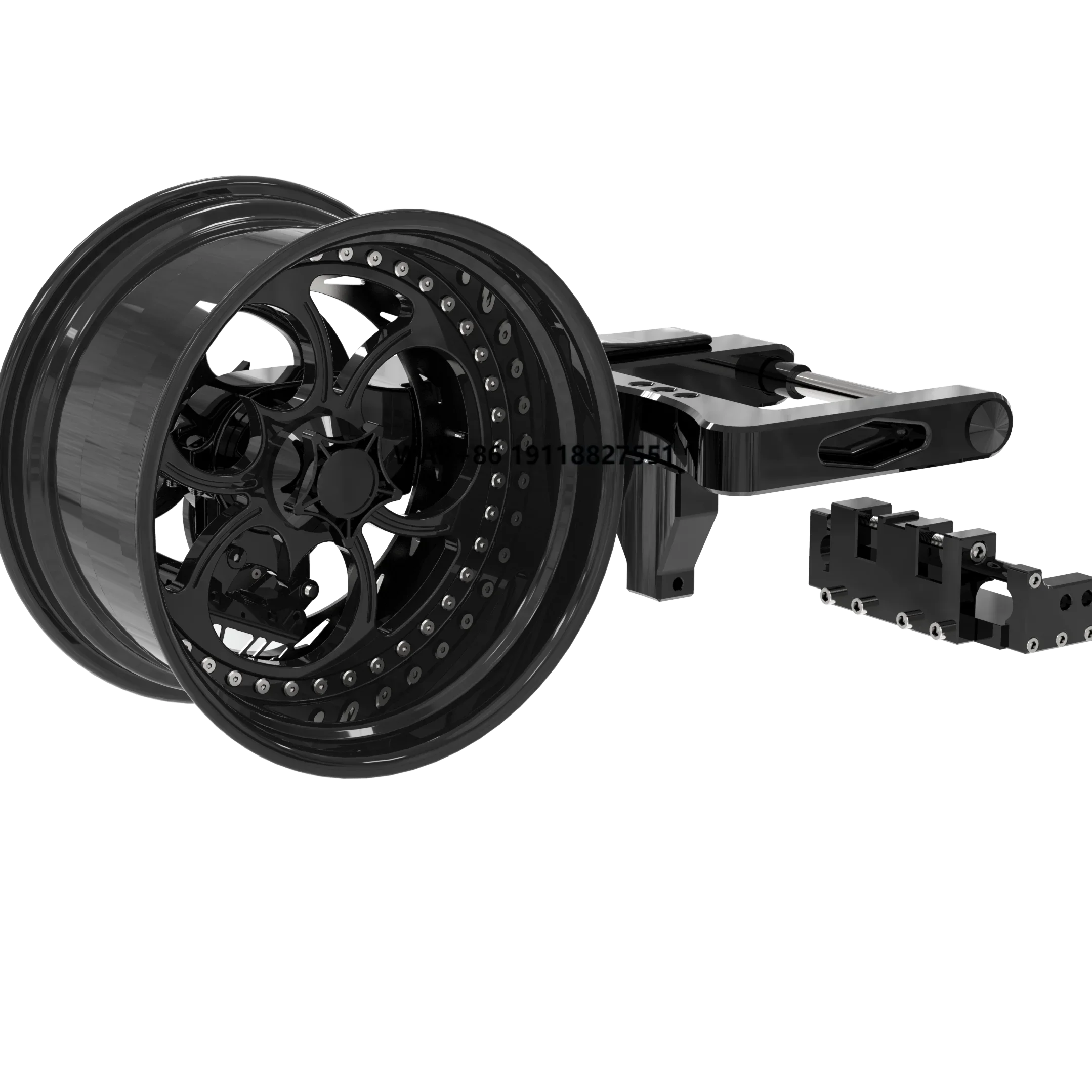 Motorcycle Parts: Customized Refit Accessories for Vrod/Night Vrod/Muscle Single Swing Arm 360mm