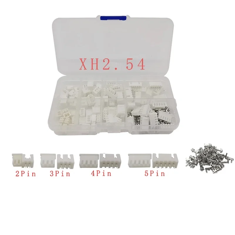 230Pcs/Sets PH 2.0 XH 2.54 2P 3P 4P 5 Pin Terminals Male Female Housing JST Wire Connector Adaptor PH2.0mm XH2.54mm Kits