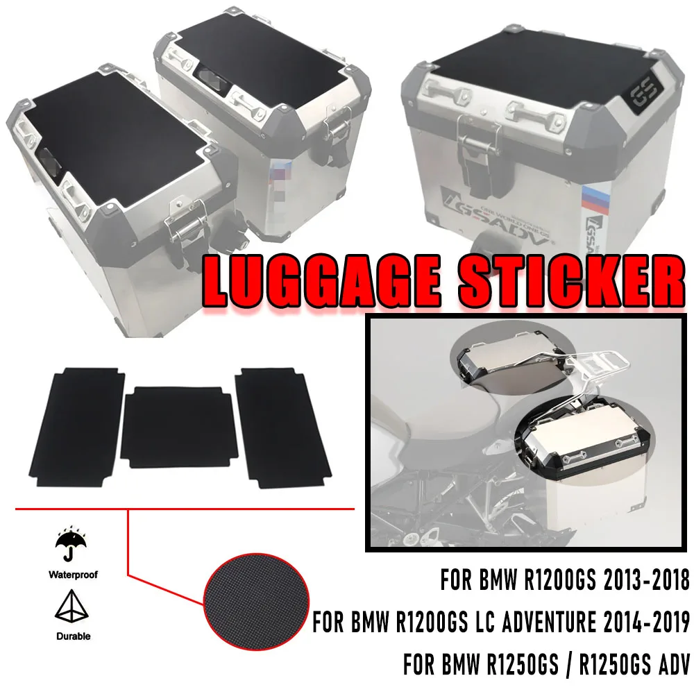 

High Quailty Moto Pannier Cover Set For Luggage Cases Trunk Sticker Side Case Pads For BMW R1200GS LC Adventure ADV R1250 GS NEW