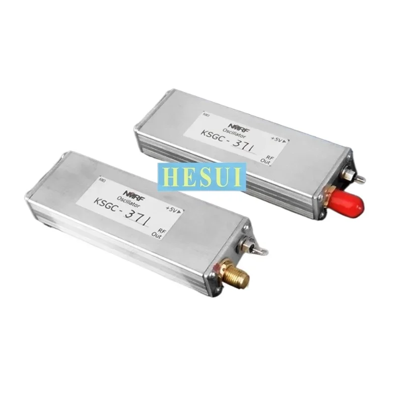 3-8dBm 371MHz fixed frequency signal source Point frequency signal generator Microwave RF active crystal oscillator Module board