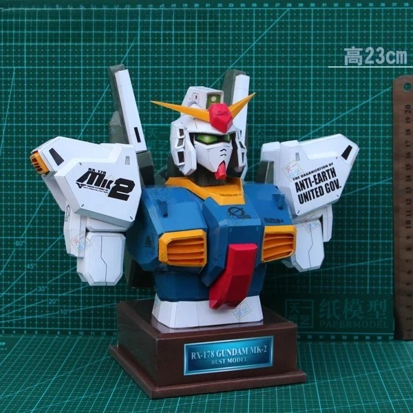 

RX-178 Chest 3D Paper Model DIY Handmade Papercraft Toy