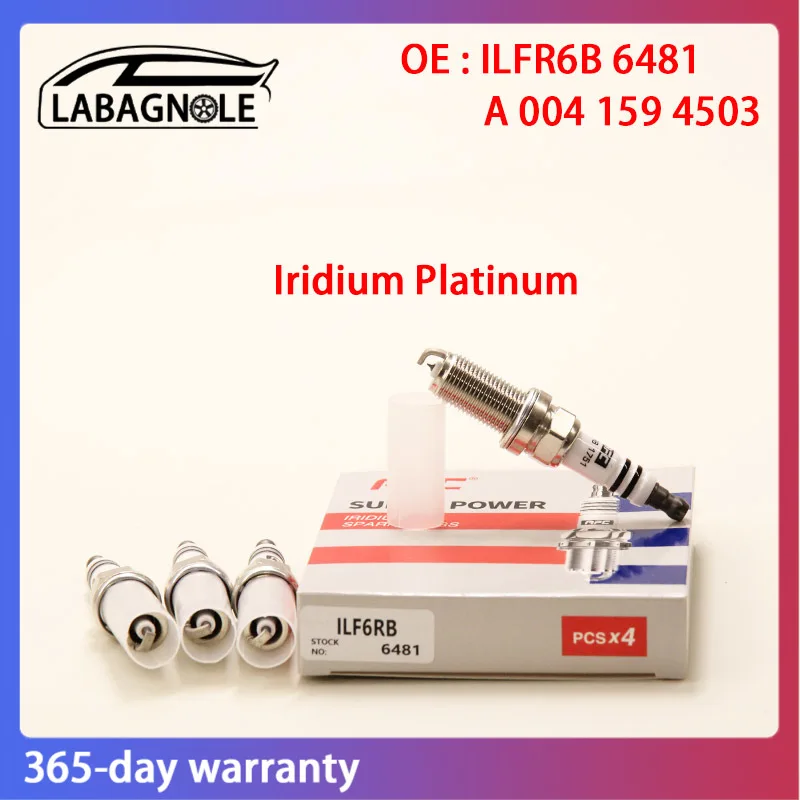 

OE Quality ILFR6B 6481 Spark Plug Iridium Platinum For Ford Focus Volvo S60 S80 Subaru Legacy Impreza GD2 GD3 Forester