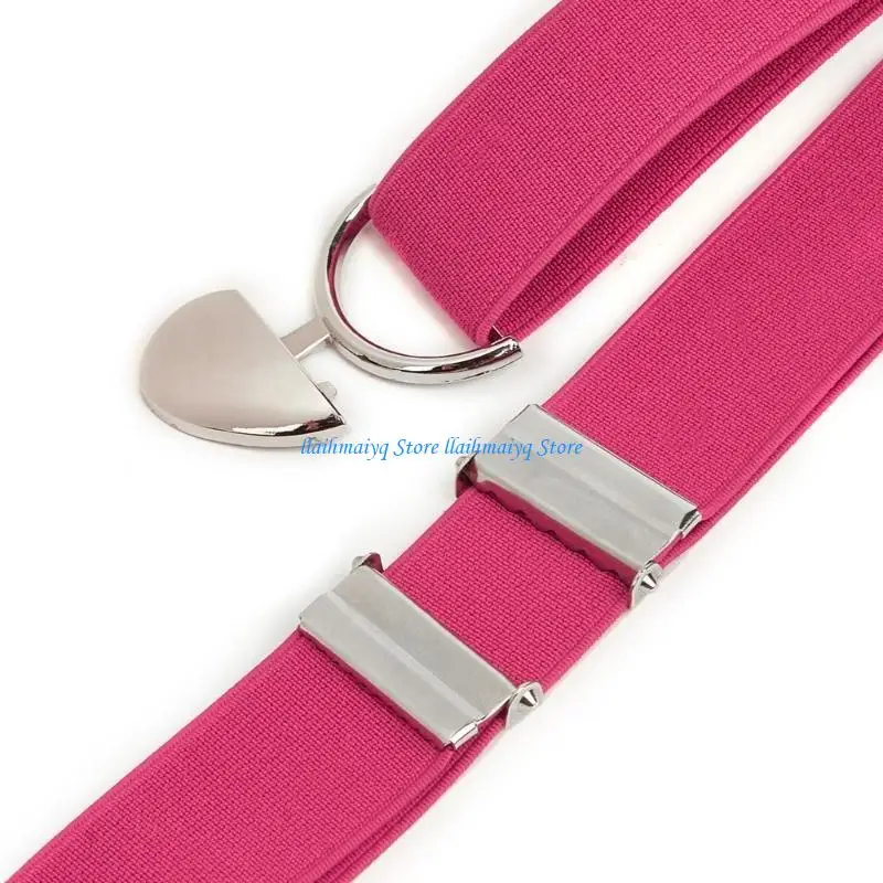 573B أزياء المراهقين حزام لا أثر له على شكل قلب حزام الخصر بإبزيم لفساتين القميص #2