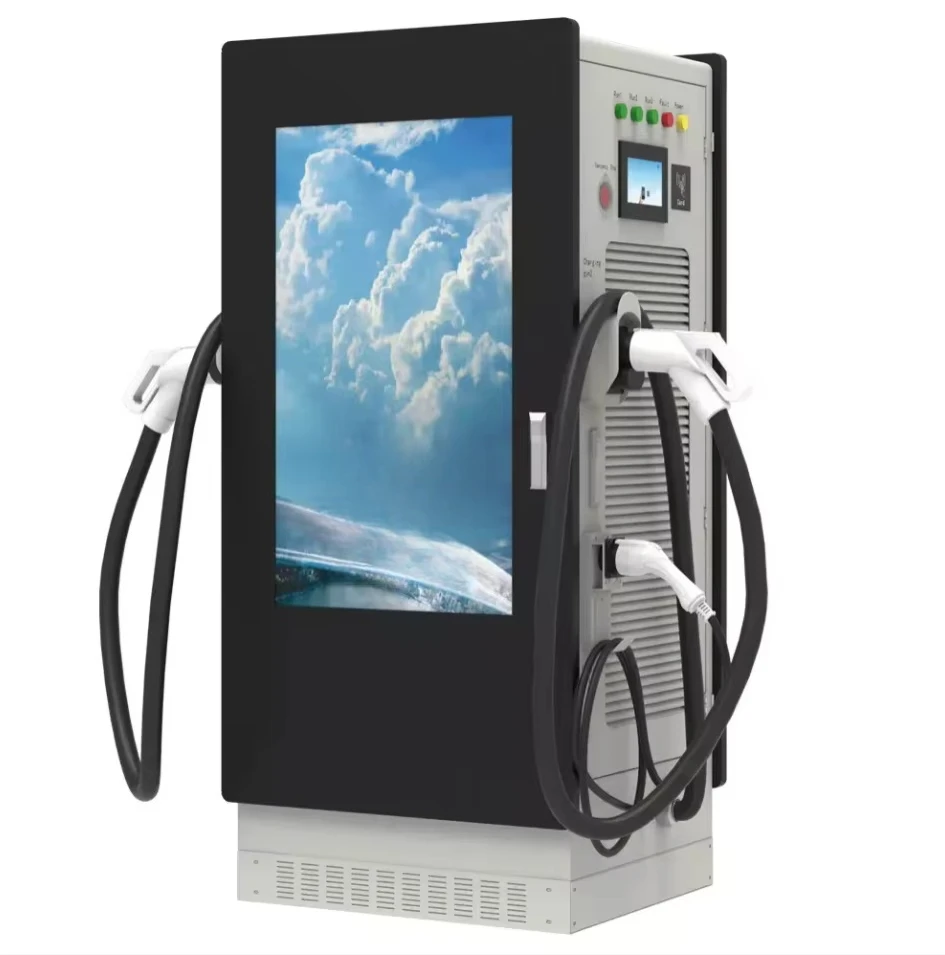 60KW 120KW 240KW  GB/T DC Ev Charger Electric Car Charger Station New Energy Charging Pile with Advertising Player Pos Payment