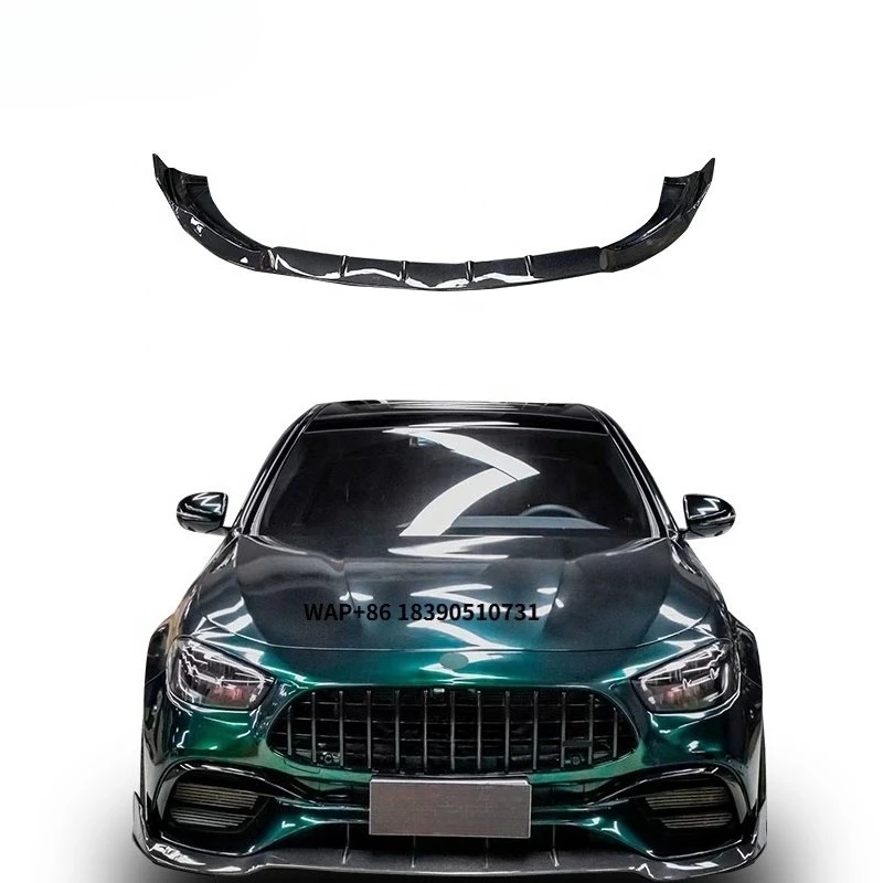 

CLY Front Lip for 2020+ Benz W213 E Class E63S Front Car Bumper Lip Carbon Fiber Anterior Lip