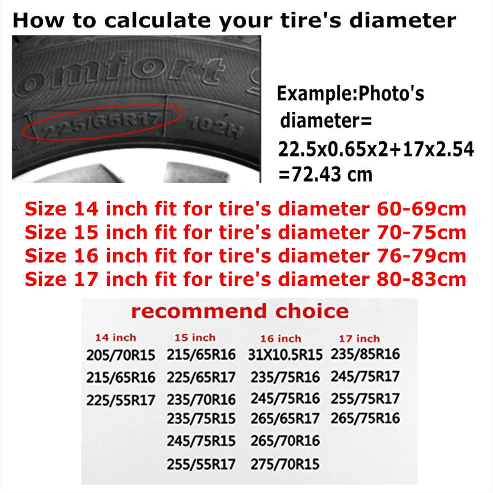 Single Pack Tire Cover For Cars, Made Of Polyester, Suitable For Regular And Spare Tires Sized 14