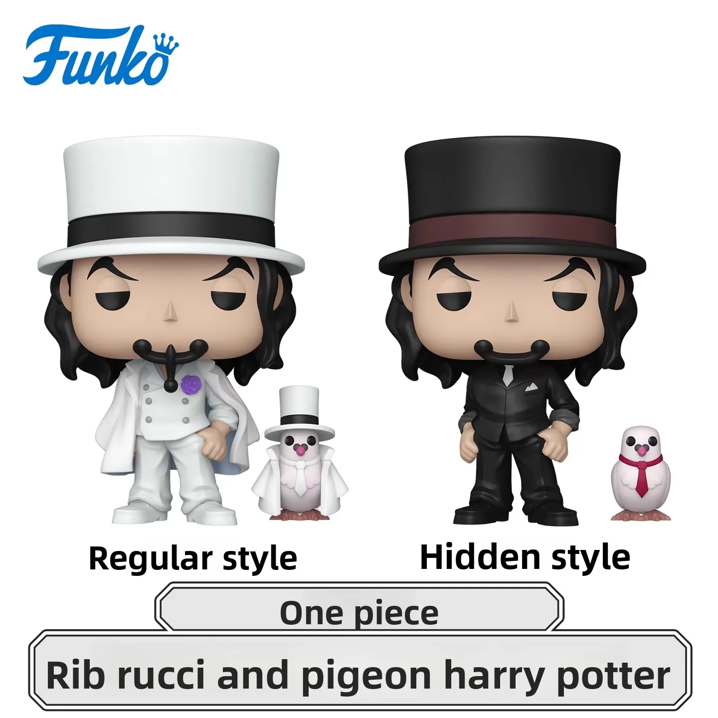 FUNKO POP《One Piece: Rob Lucci and Pigeon Hattori Blind Box》Anime Action Desktop Decoration Ornament ModelToys Collectible Model