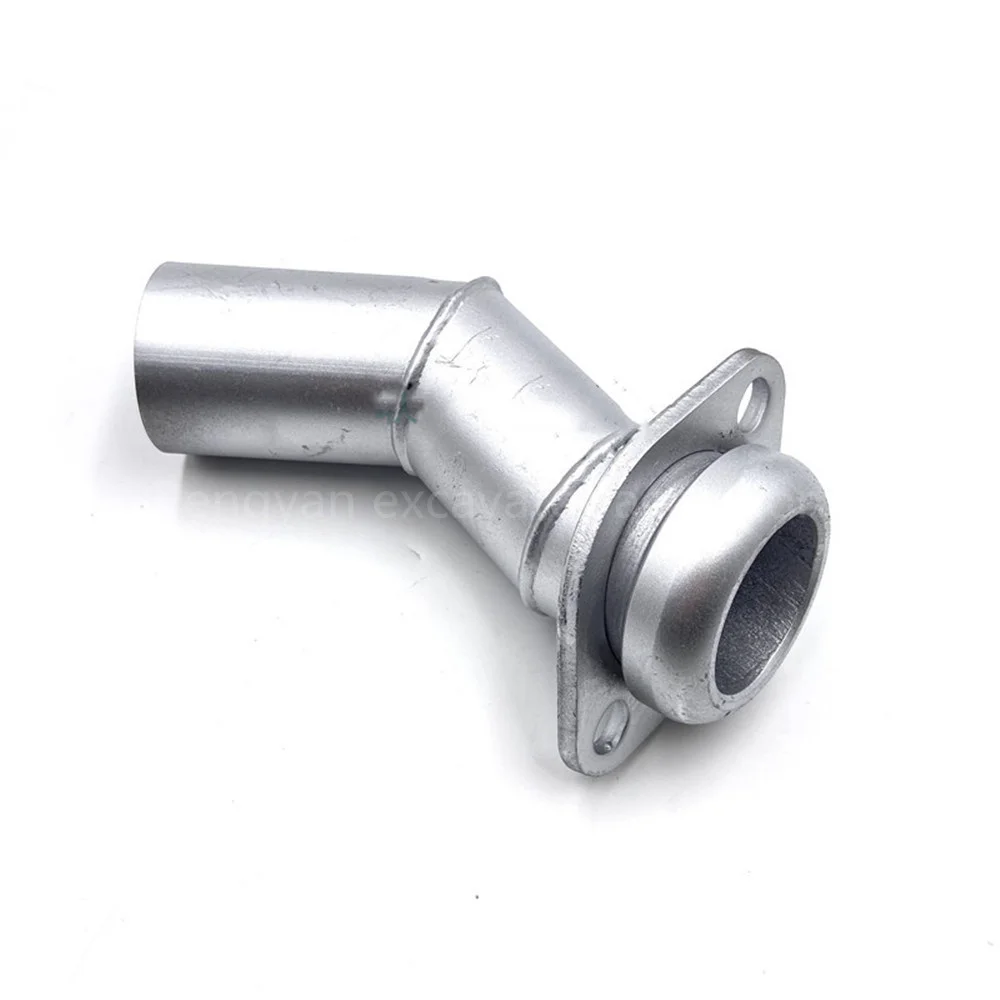 Excavator Parts For 307C 307D 308C Muffler Connection Pipe Clamp Muffler Outlet Elbow 4M40 Engine Exhaust Branch Pipe