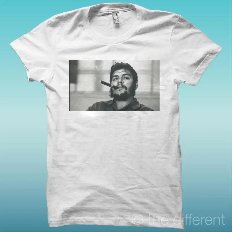 Camiseta Ernesto Che Guevara Sigaro Bianco La felicidad es tener mi camiseta nueva