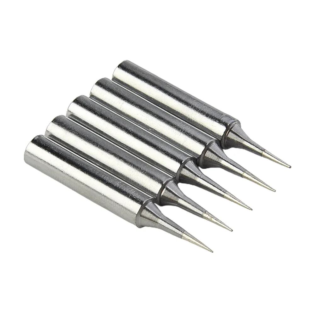 

5pcs Soldering Iron Pure Copper Soldering Iron Tips Head 900M-T-I Electric Solder Iron Tip Replacement For 936 937