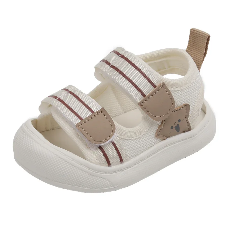 0-3 Years Baby Sandals High Quality Toddler Summer Shoes Outwear First Walkers Little Boys Girls Open Toe Sandals For Baby White