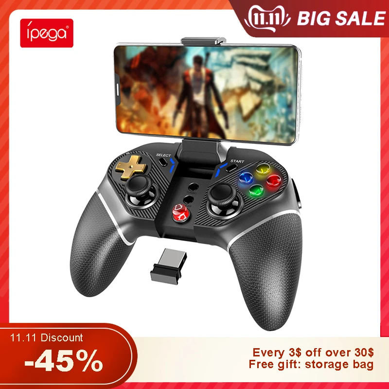 Ipega PG-9218 Gamepad Bluetooth & 2.4G Wireless Game Controller Controle for PC PS3 Android iOS Nintendo Switch Smart Phone