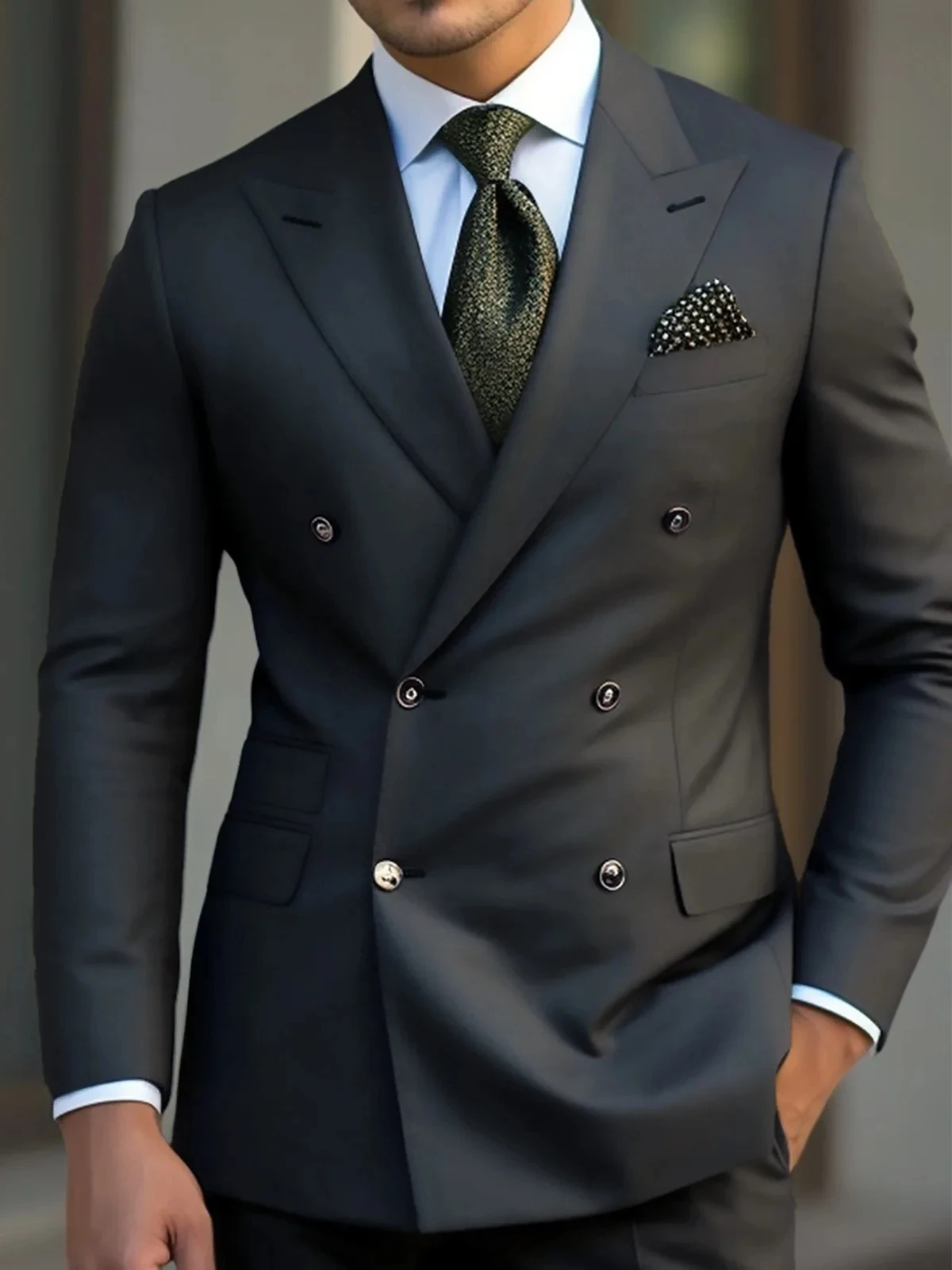 

Мужские костюмы из двух предметов, деловые двубортные однотонные пиджаки, комплекты свадебных жениха, повседневные формальные брюки-куртки на заказ