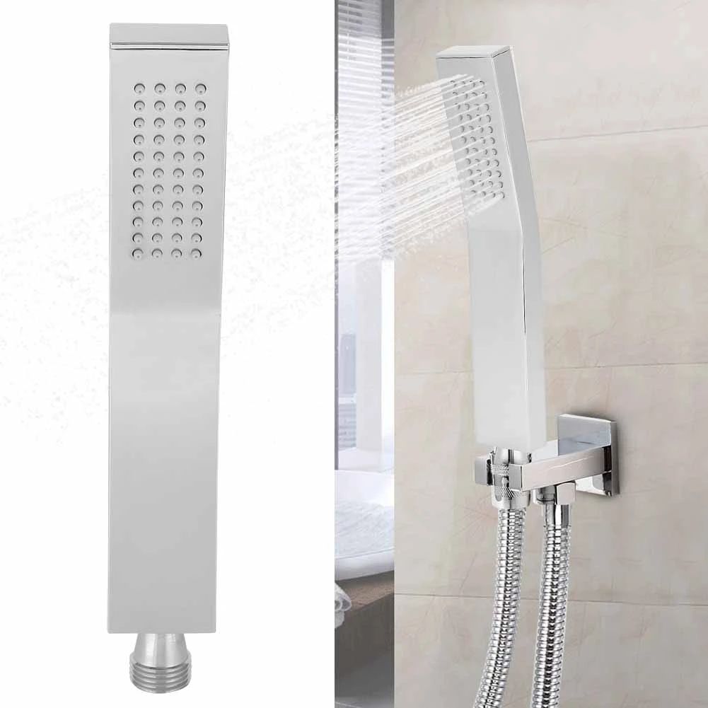 

G1/2in Thread Brass Handheld Shower Head High Pressure Single Function Hand Shower Sprayer Bathroom Supplies