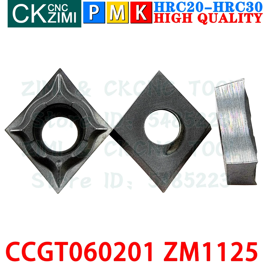 CCGT060201 ZM1125 CCGT 060201 Hartmetalleinsätze Präzisionsbearbeitung Werkzeuge für Außendreheinsätze CCGT0602 CCGT 0602 CNC-mechanische Metalldrehmaschine Schneidewerkzeuge