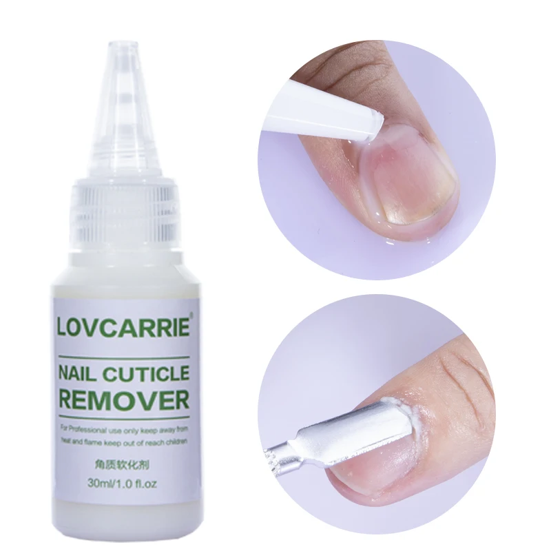 LOVCARRIE-Dissolvant pour ongles, liquide, adoucissant, traitement à l'huile, manucure, adoucit la fréquence de la peau, N64.Care, 30ml