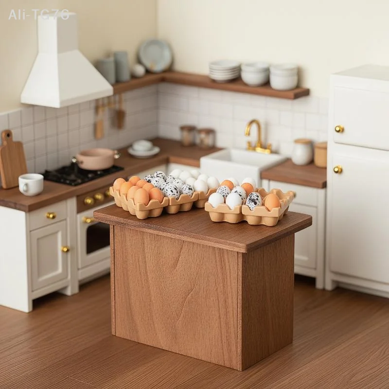 1/3/5/10 Set  Miniature Kitchen Set, Realistic Resin Dollhouse Decor for Collectors Display, Desktop Ornament and Craft Projects