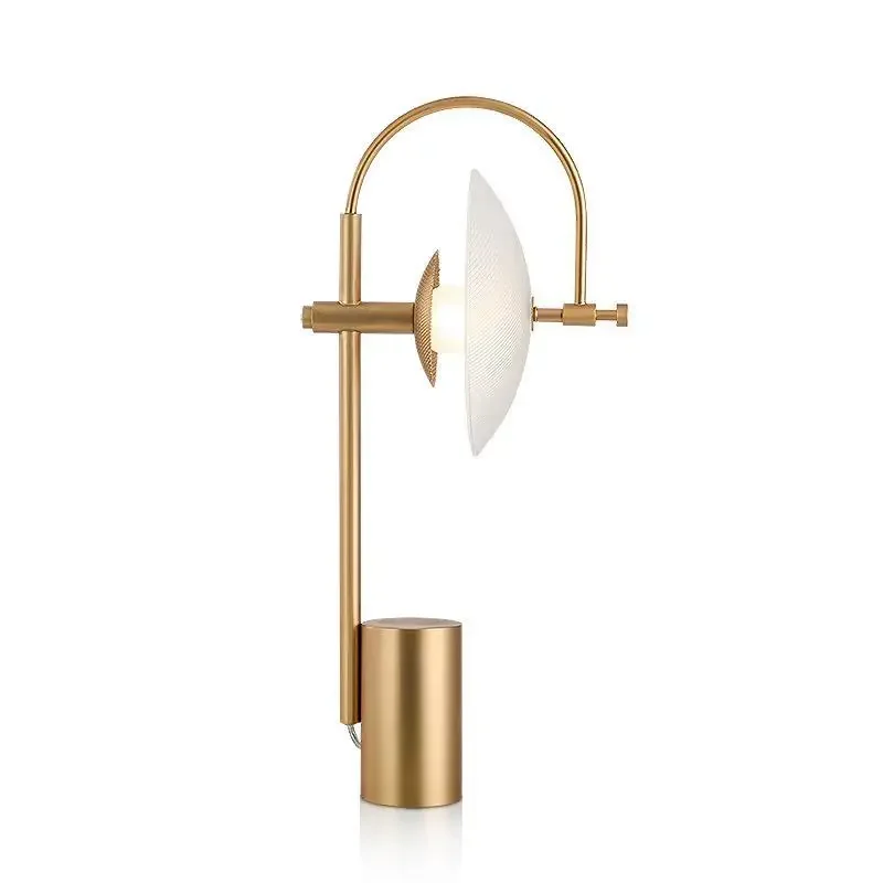 

Postmodern creative combination glass decorative desk lamp light luxury designer desk lamp