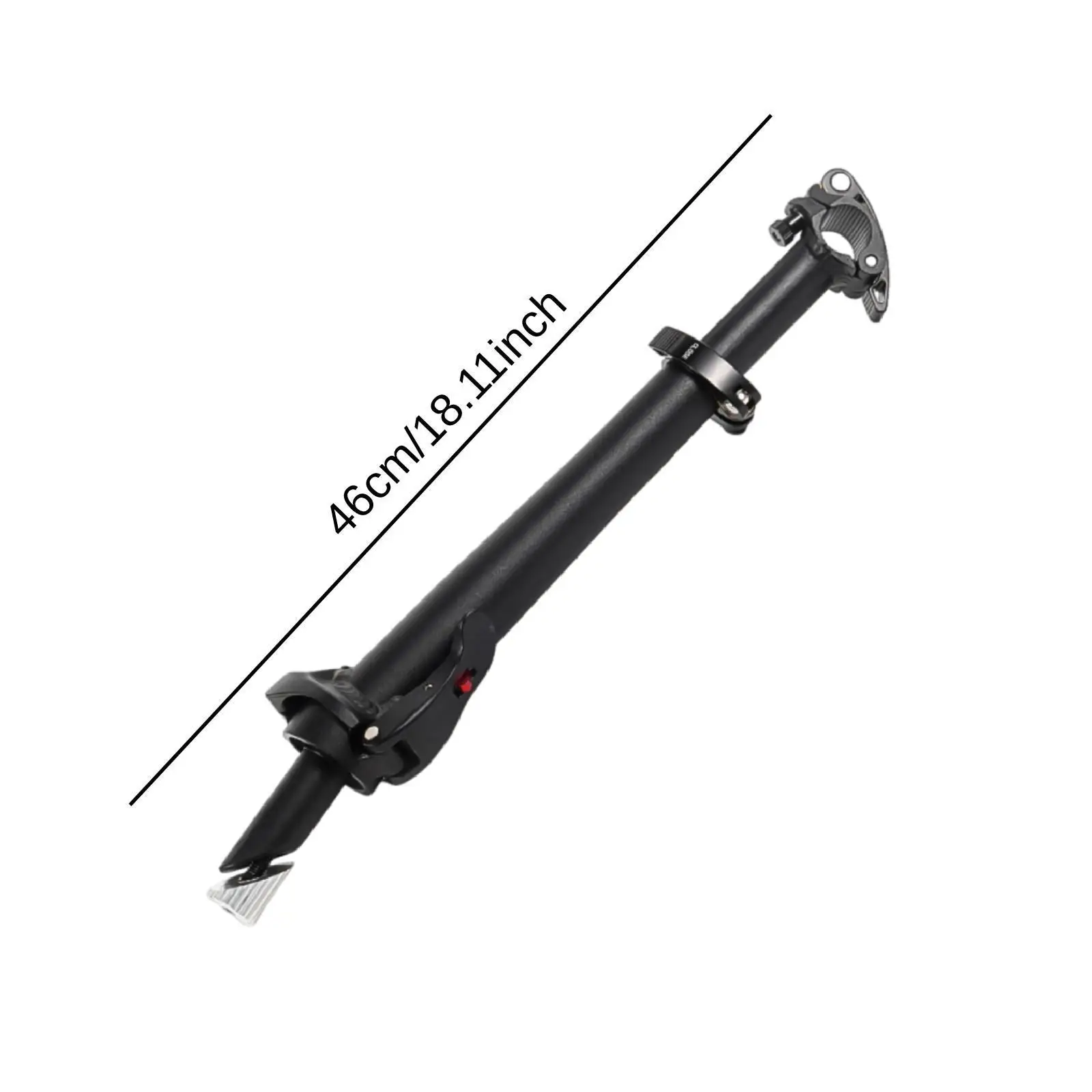Left Fold Bike Stem for Foldable Bicycle Aluminum Alloy Sturdy Accessory Improves Riding Posture Impact Resistant Replacement