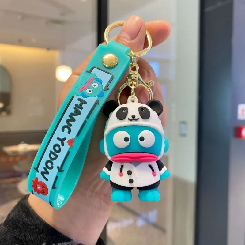 

Sanrio Hangyodon Anime Kawaii Fashion Keychain Pendant Cartoon Cute Ins Figure Bag Hanging Decoration Lovely Gifts for Kids