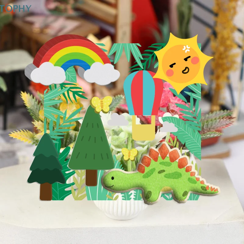 Simulation de plantes en pot pour maison de poupée, modèle de décoration de maison de poupée, Micro plantes de paysage, ornements, accessoires pour maison de poupée, 1/12