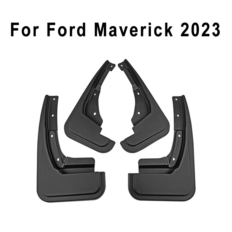 

4pcs Car Mud Flaps Fender Trim for Ford Maverick 2023 Automotive Tire Mudguard, Waterproof, Mud Splashing Prevention Accessories