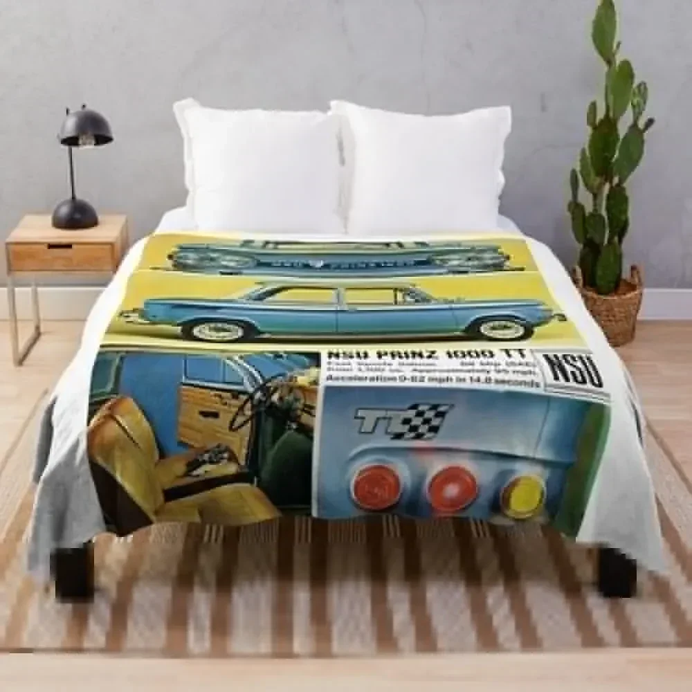 

The NSU Prinz. Wankel Power From Europe Throw Blanket Thin Soft Blanket for Summer Night Sleeping