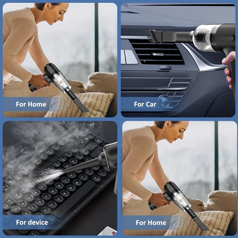 Office cleaning Handheld vacuum cleaner Computer vacuum cleaner Blow-suction integrated large suction convenient vacuum cleaner