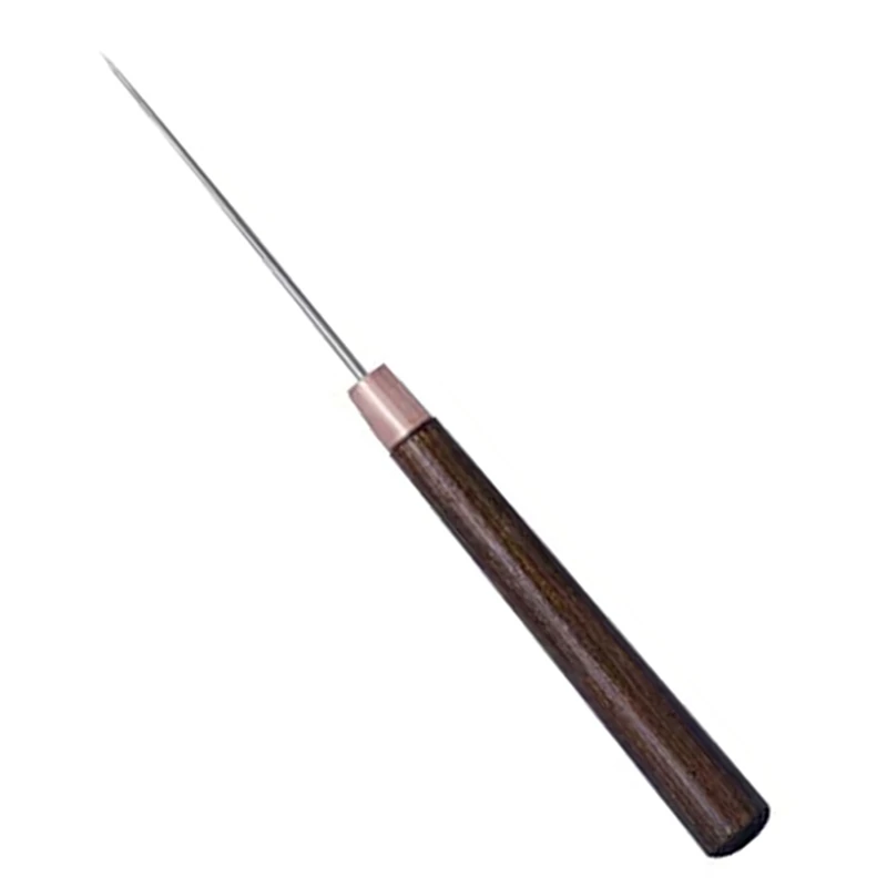 ABPP-4Pcs Woodworking Awl Set - Stainless Steel, 4 Count, Medium Grit, Comfortable Punching & Drilling For Leather & Wood