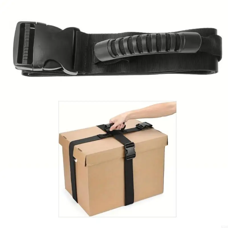 M76E Travel Carry Strap with Handle for Suitcases, Boxes, and Bundles