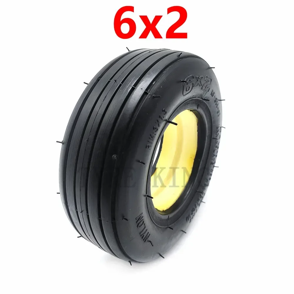 6X2 Solid Tire 6*2 Filling Tyre for Electric Scooter Wheel Chair Truck Use 6