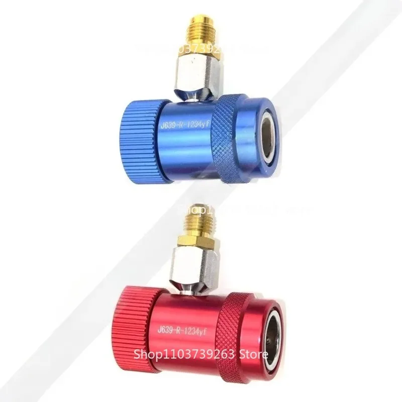 Suitable for Dodge Land-Rover R1234YF Automotive Air Conditioning Fluorine and Liquid Filling Adapter Refrigerant Connector