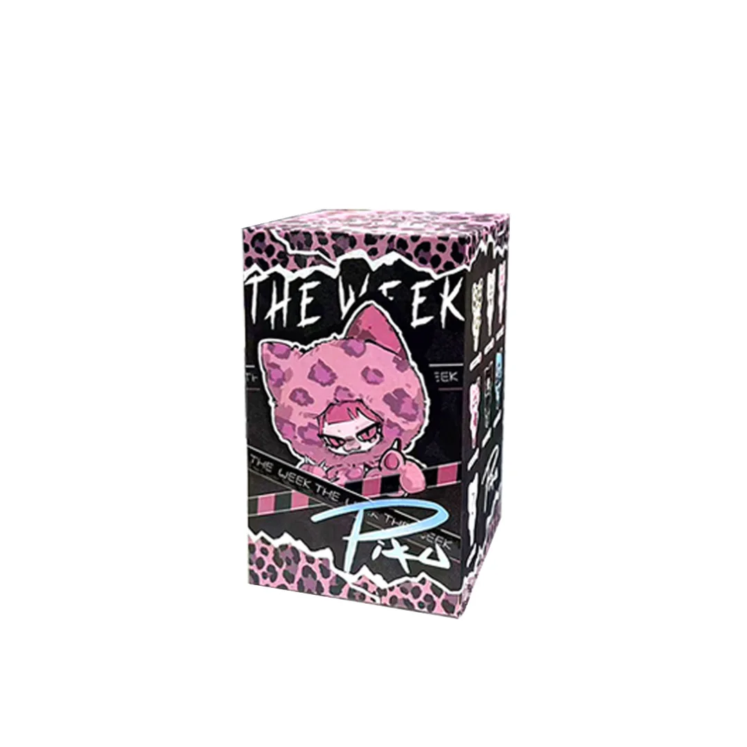 PIKU The Week Blind Box Mystery Toys Weekend Dolls Monday Model