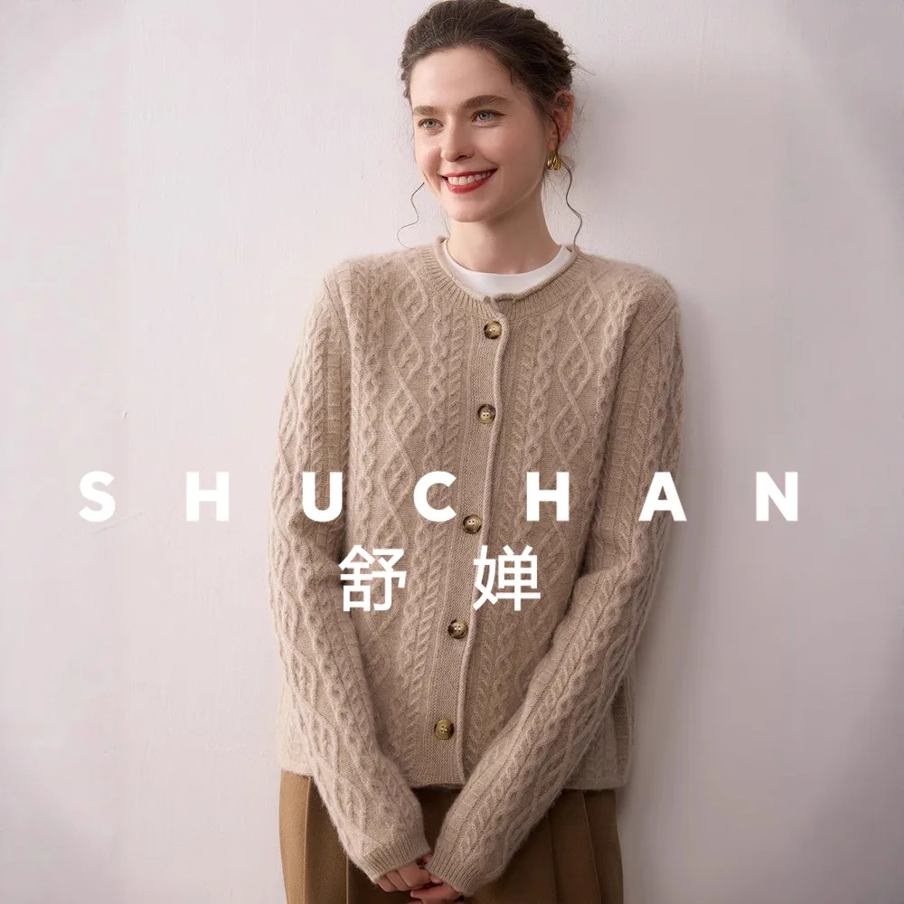 

420 г осенне-зимнее новое корейское однобортное свободное женское пальто в ленивом стиле, однотонное шерстяное кашемировое вязаное пальто