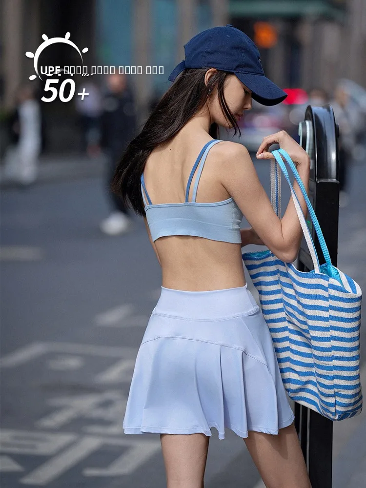 

Юбка А-силуэта с высокой талией, не просвечивающая, для прогулок, простая, из полиэстера и спандекса, эластичная, однотонная, для деловых поездок и повседневной носки