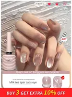 Annies-esmalte de uñas de Gel magnético, 10ml, té de la leche, Spar, ojo de gato, barniz de Gel LED Uv, arte de uñas semipermanente para salones