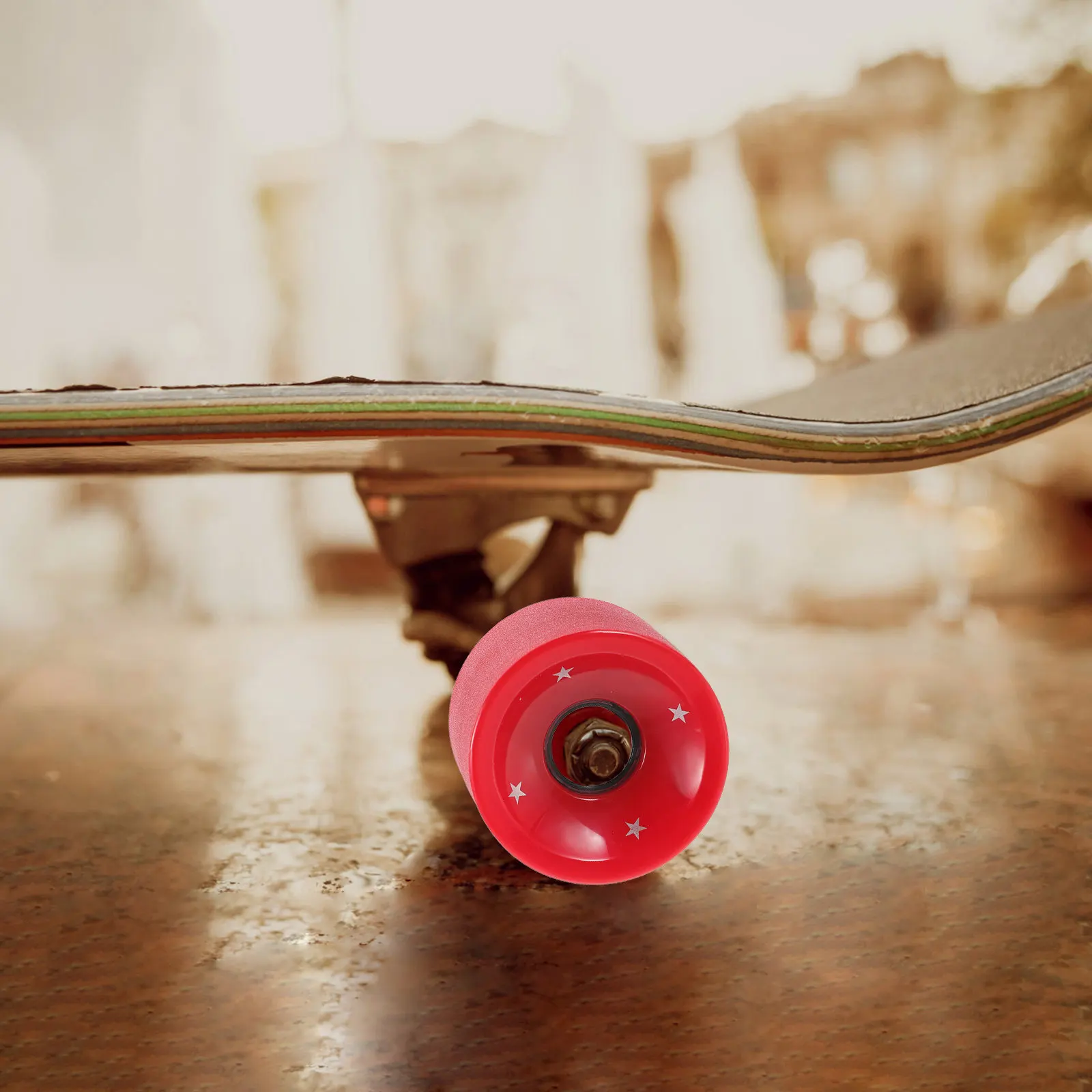 High-Performance Polyurethane Skateboard Wheel Replacement for Longboard Street Skateboard Outdoor Indoor Skating Easy Install