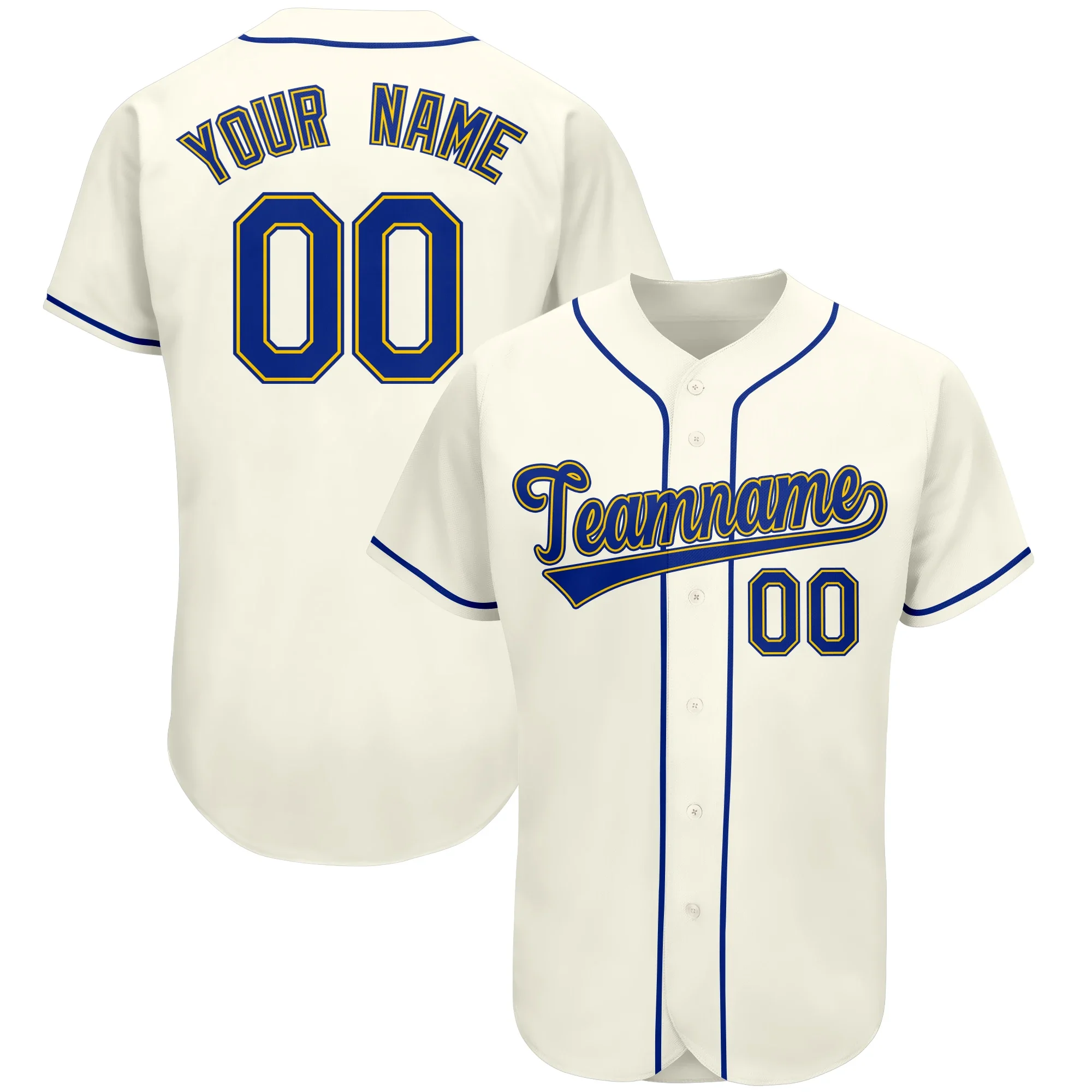 High Quality Custom Baseball Shirts Printed Baseball Jerseys College League Outdoor Softball Training Shirts for Men/Women/Kids